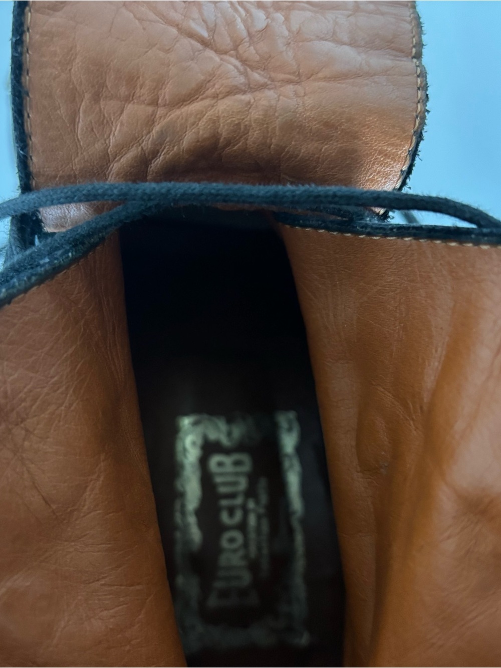 Black Leather Lace-Up Western Ankle Boots - Picture 4 of 5